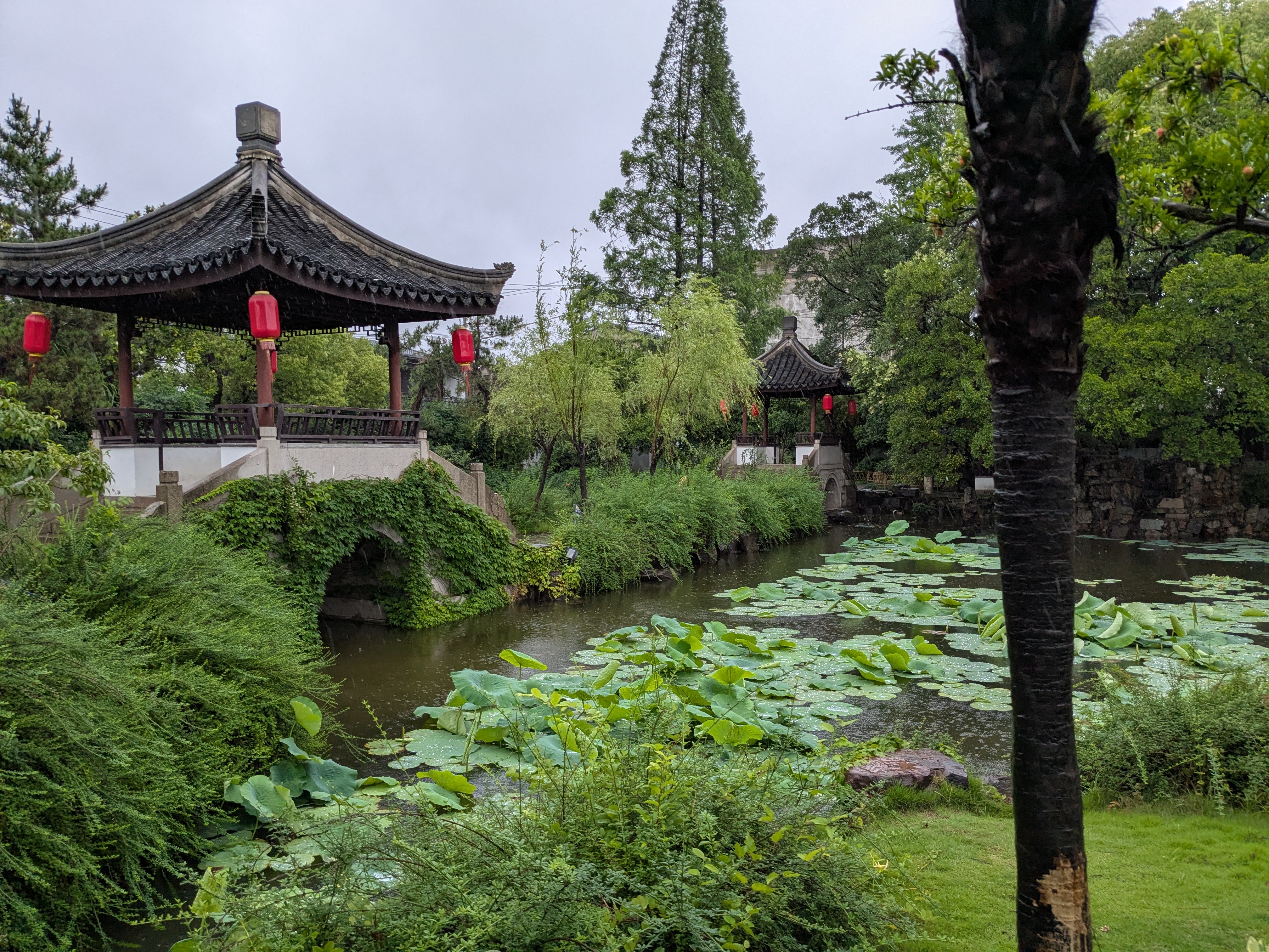 The ancient Zhaoyuan Garden complex in Changshu, China
