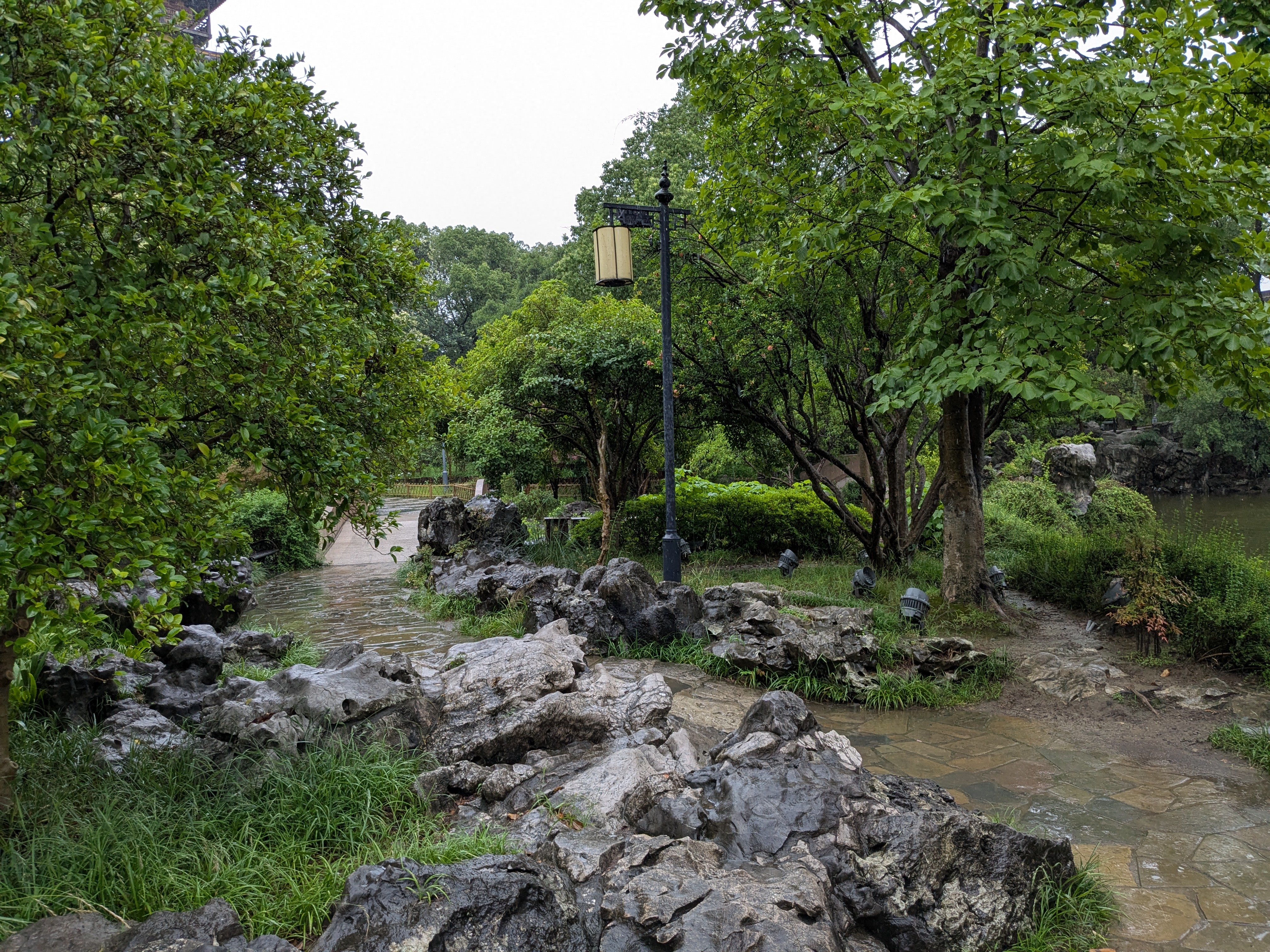 The ancient Zhaoyuan Garden complex in Changshu, China