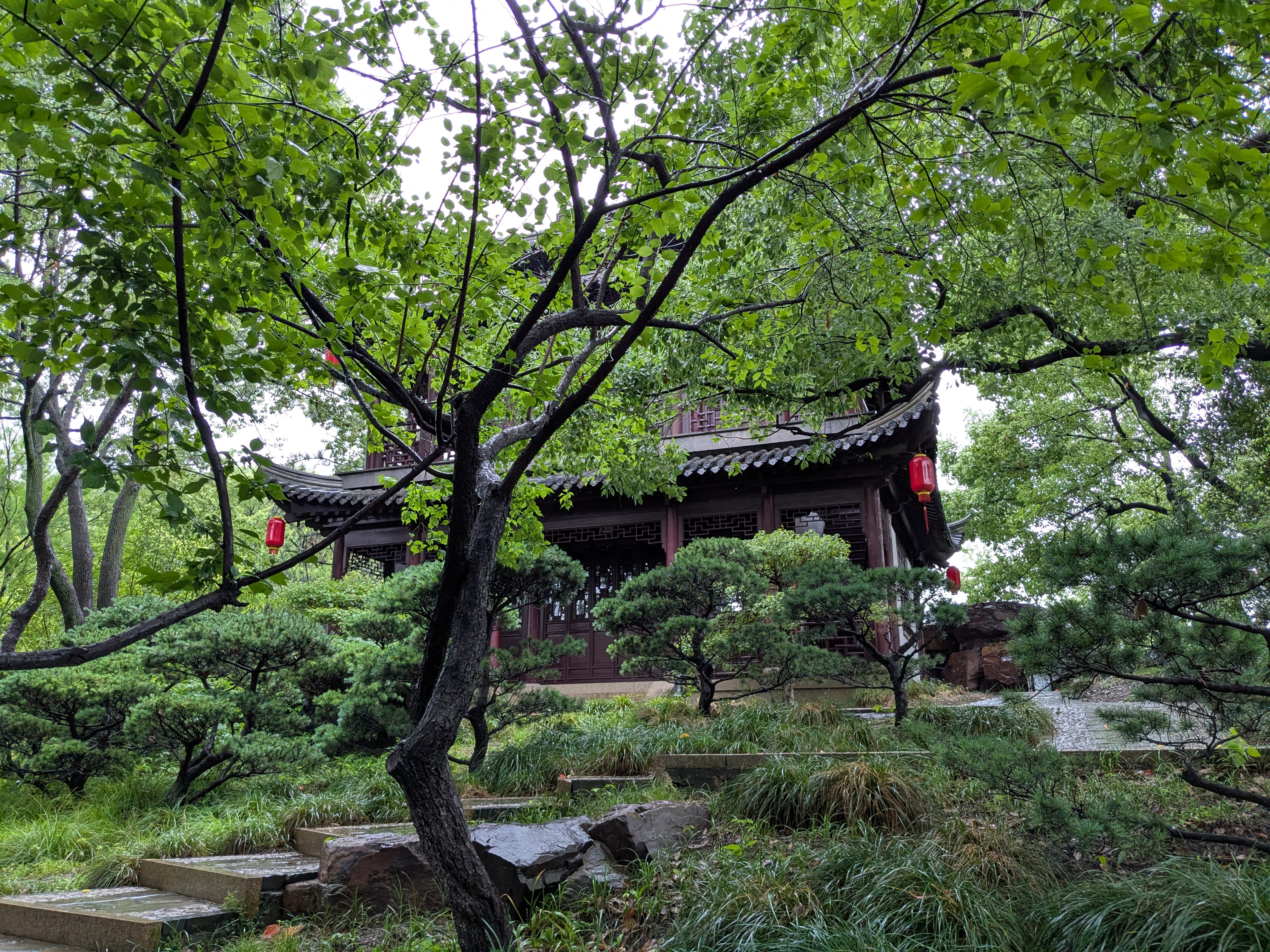 The ancient Zhaoyuan Garden complex in Changshu, China