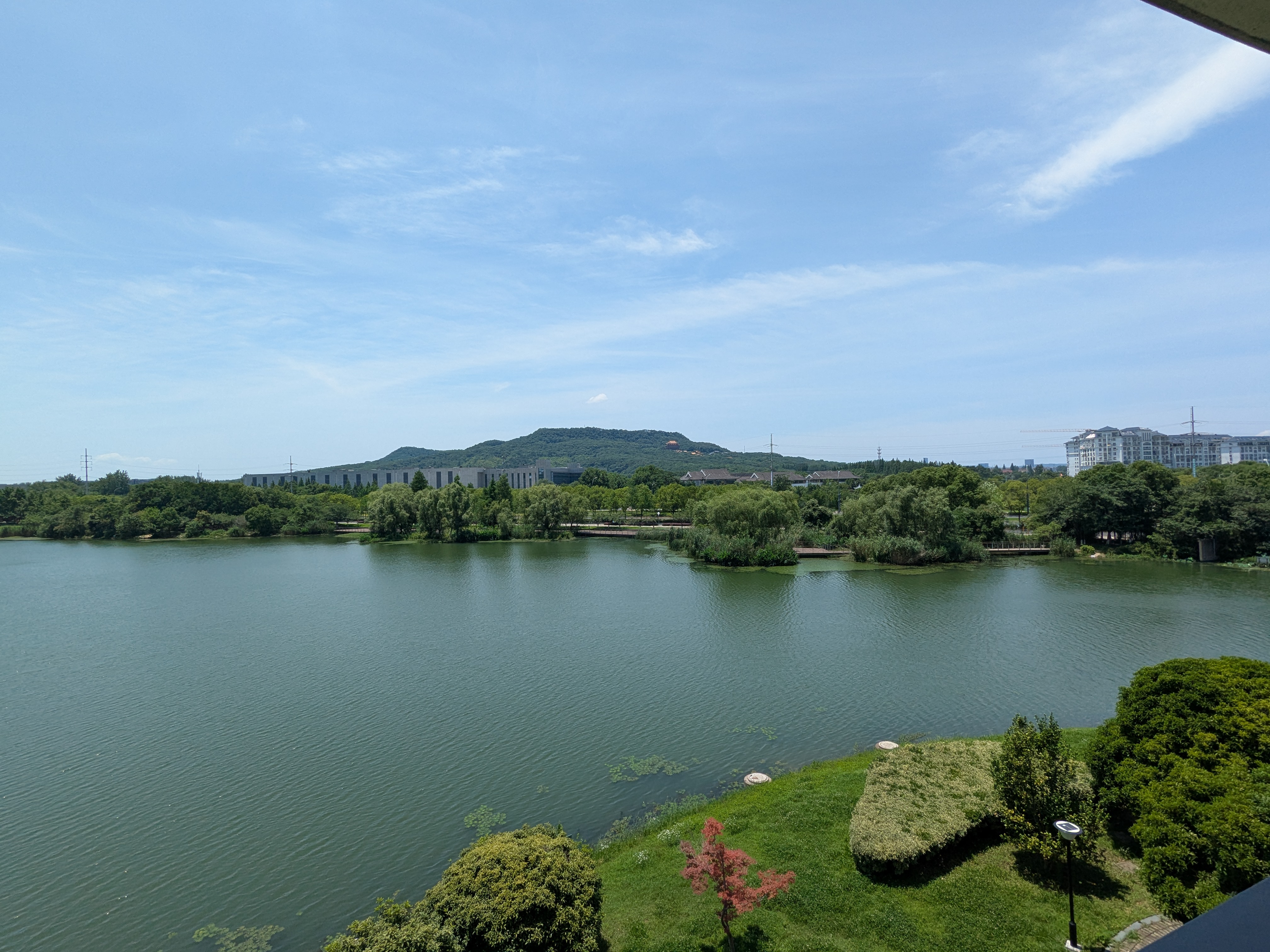 A view from a building at Changzhou Institute of Technology, Changzhou, China
