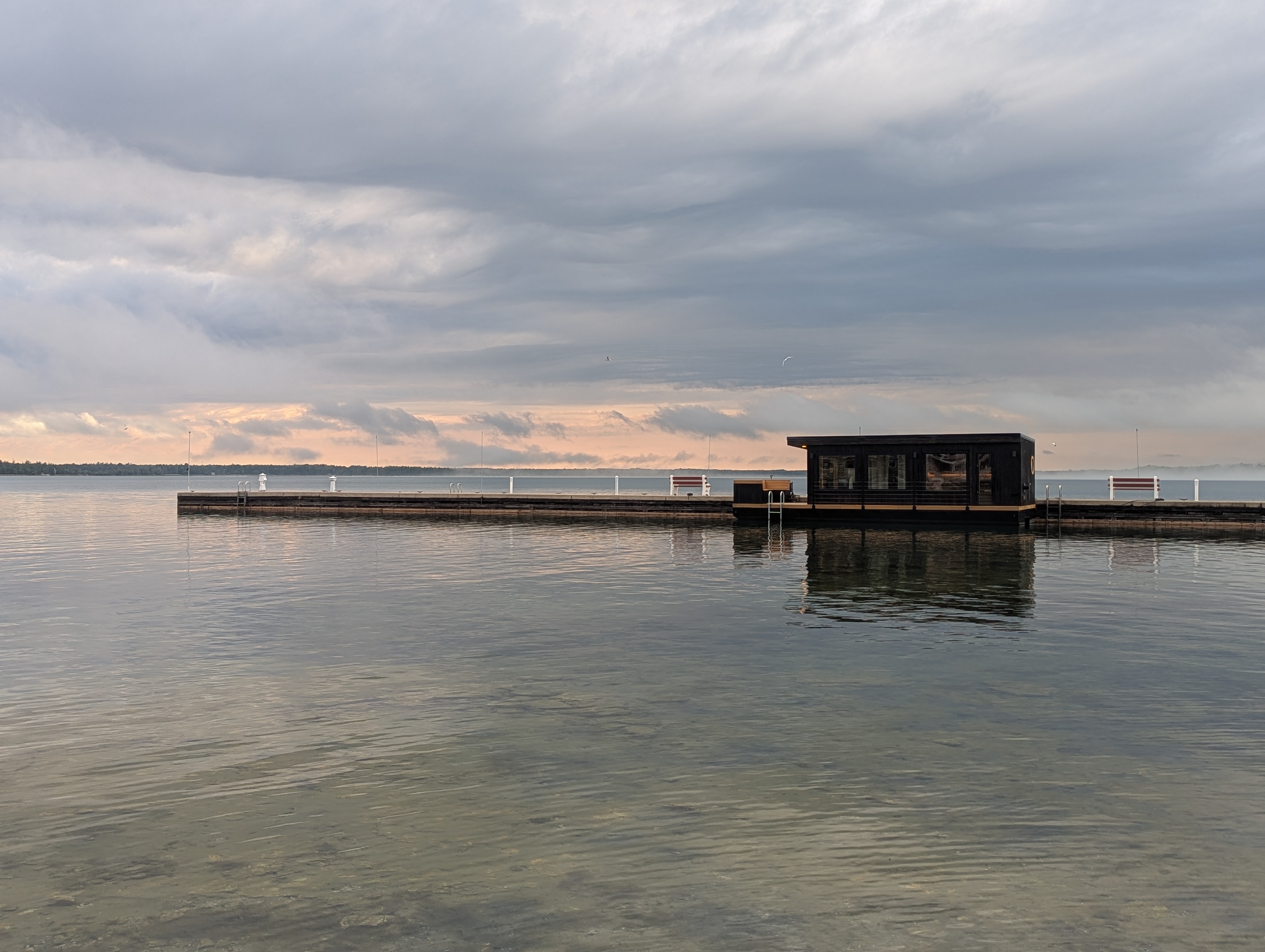 A view of Lake Michigan in Door County, Wisconsin