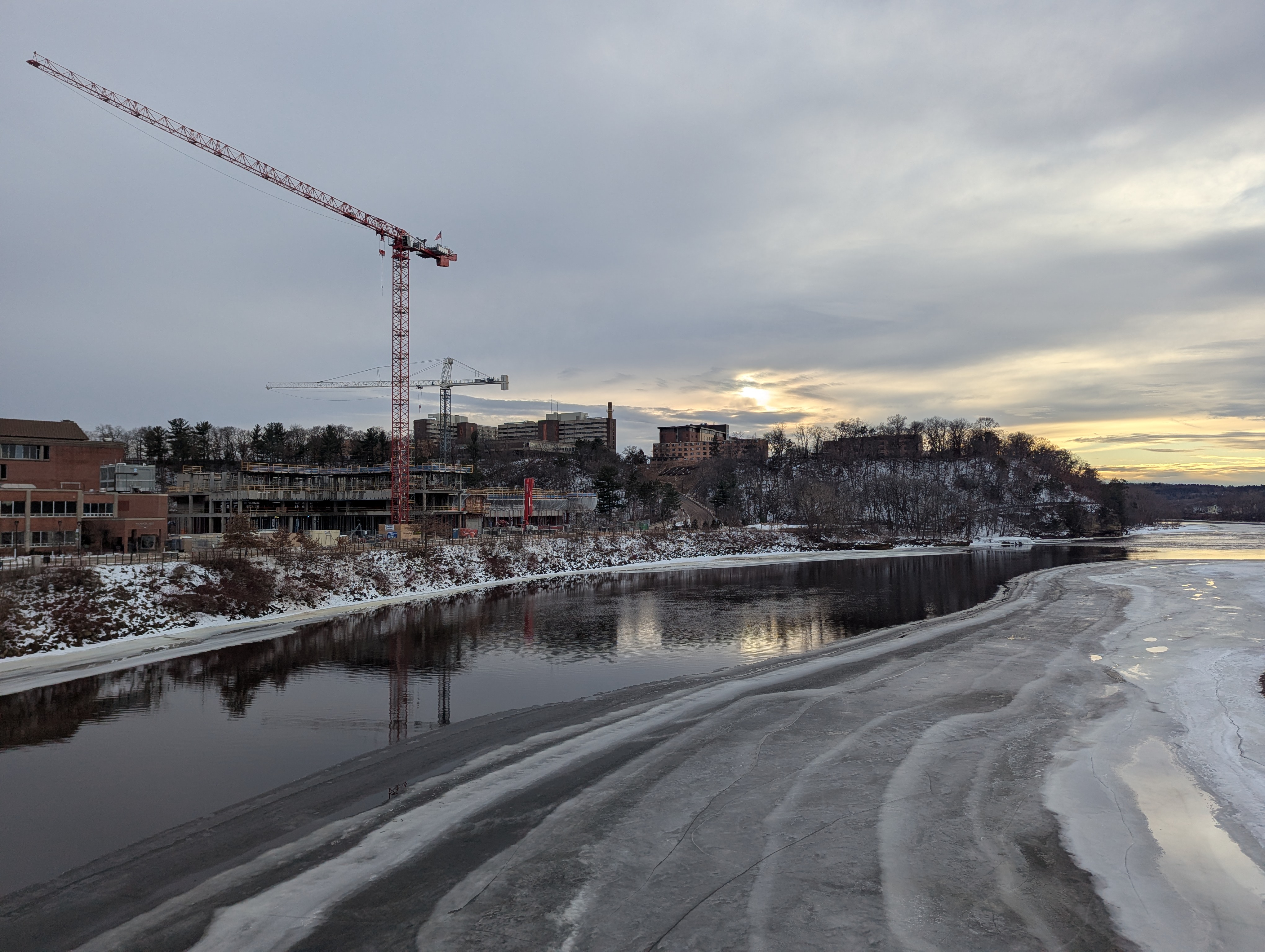 A view of the Chippewa river and some of the campus at UW-Eau Claire, Wisconsin (My undergrad)