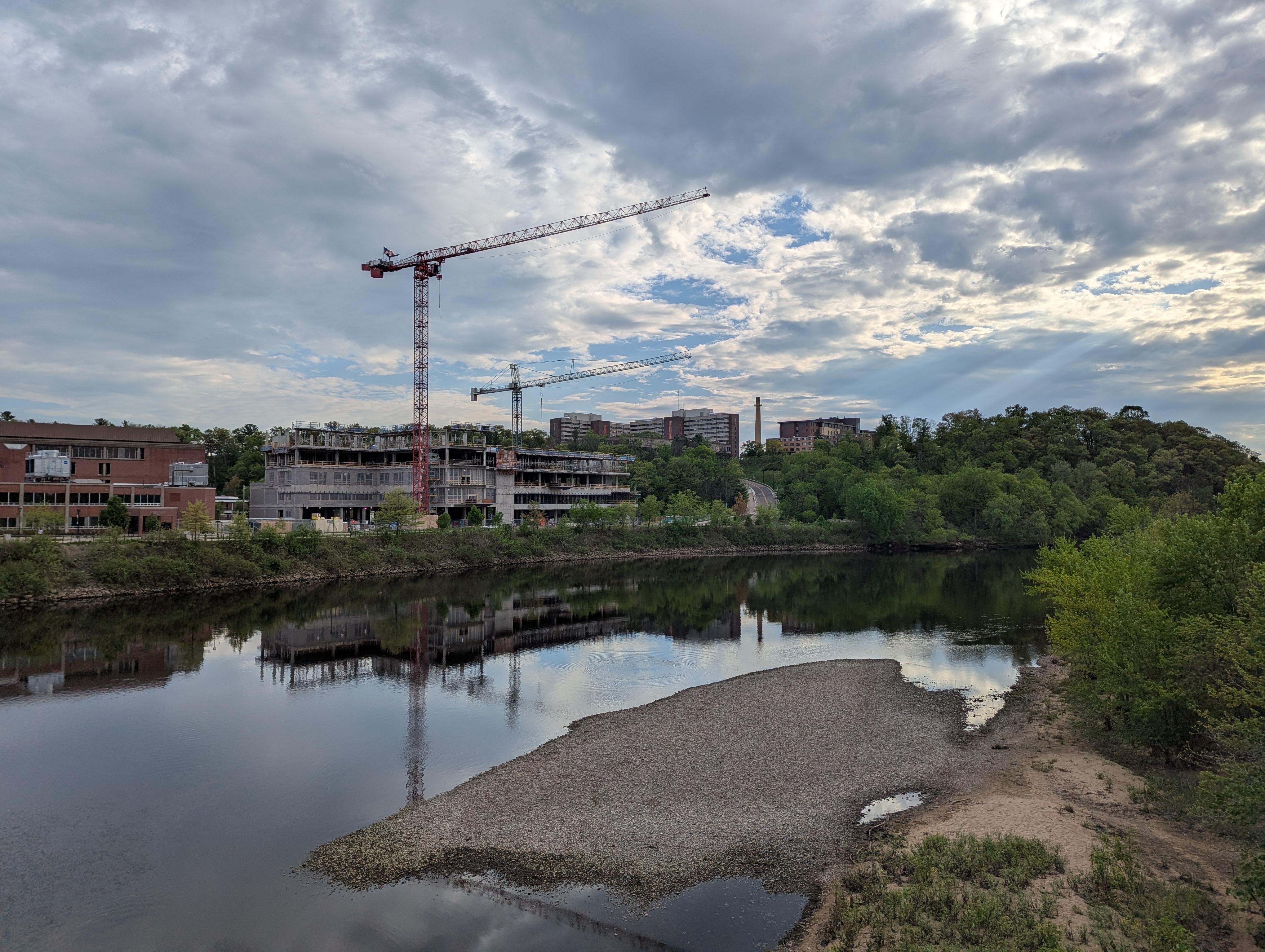 A view of the Chippewa river and some of the campus at UW-Eau Claire, Wisconsin (My undergrad)