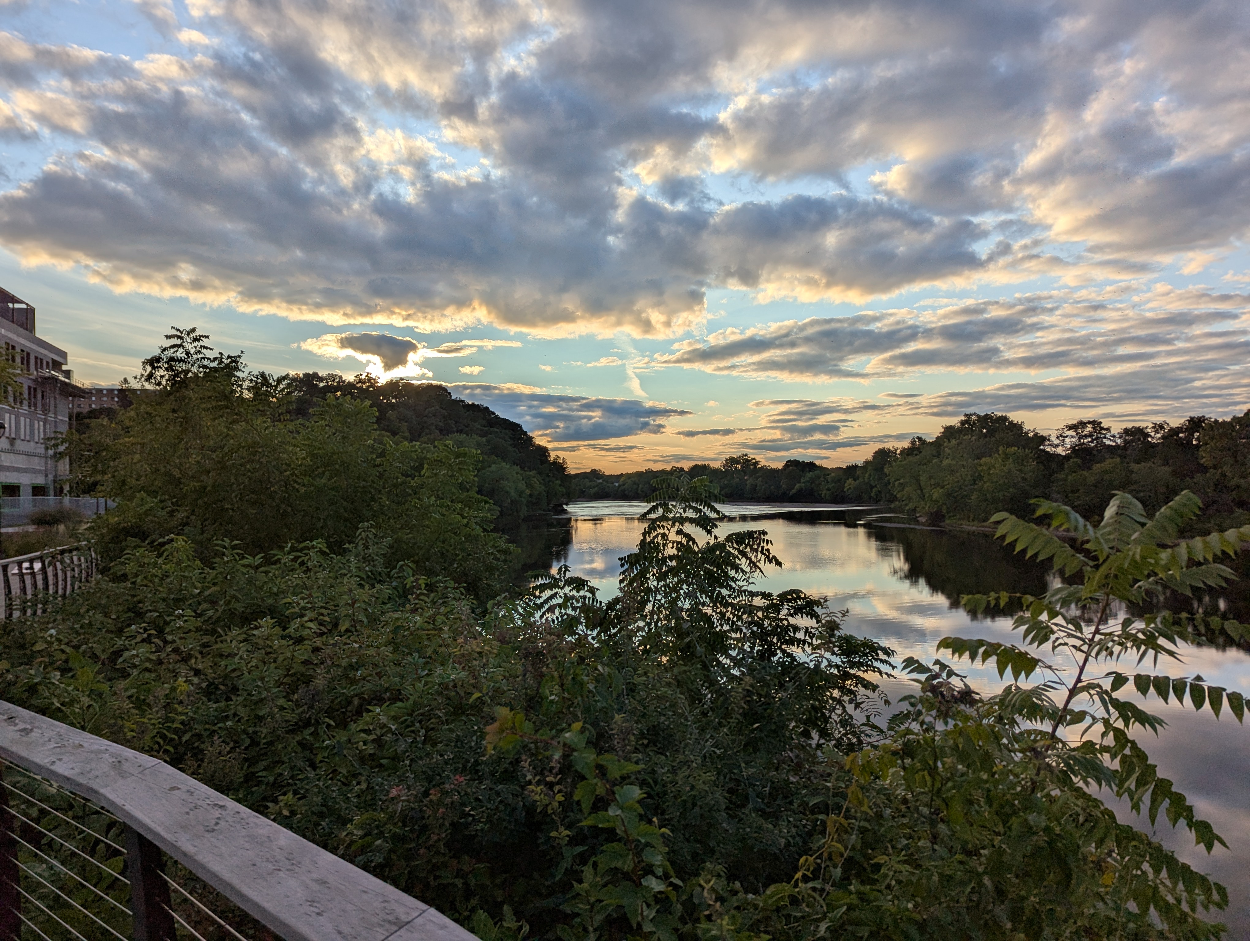A view of the Chippewa river at UW-Eau Claire, Wisconsin (My undergrad)