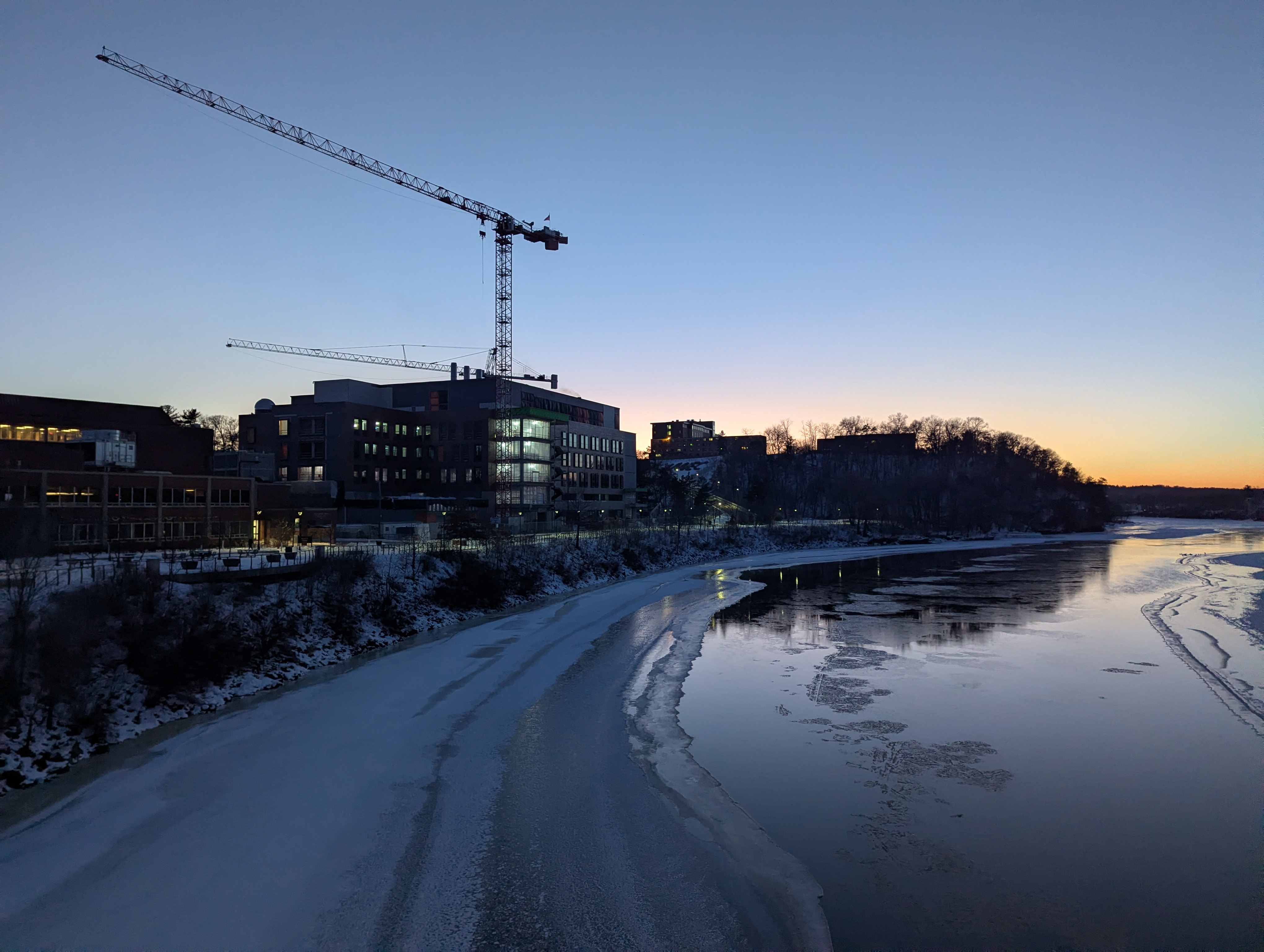 A view of the Chippewa river and some of the campus at UW-Eau Claire, Wisconsin (My undergrad)