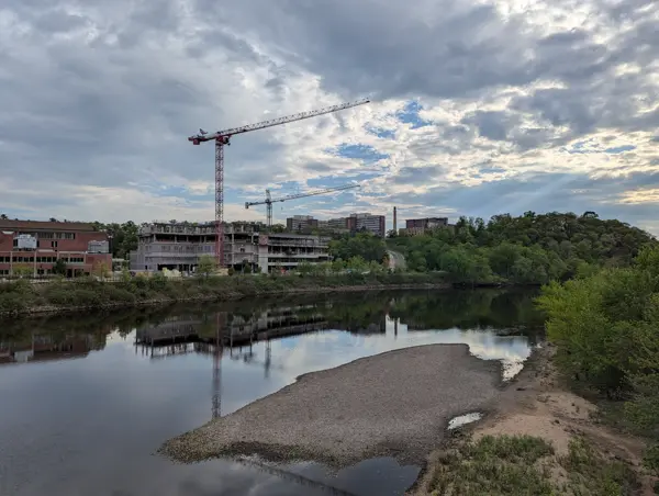 A view of the Chippewa river and some of the campus at UW-Eau Claire, Wisconsin (My undergrad)
