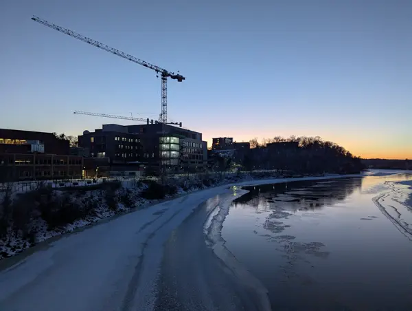 A view of the Chippewa river and some of the campus at UW-Eau Claire, Wisconsin (My undergrad)