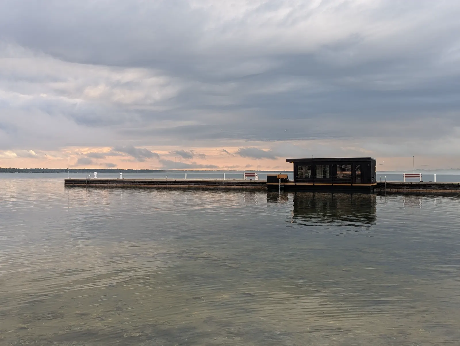 A view of Lake Michigan in Door County, Wisconsin